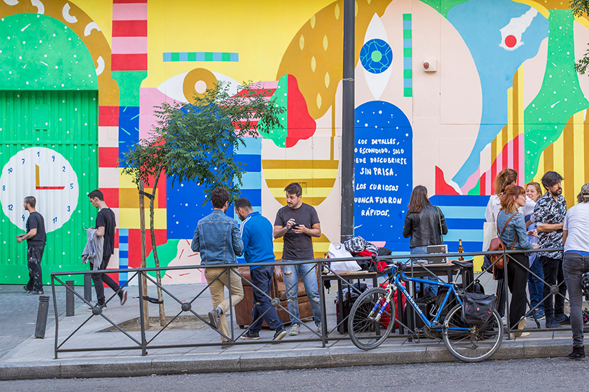 MURAL CERVEZAS ALHAMBRA
#CALLELAVAPIES
2017