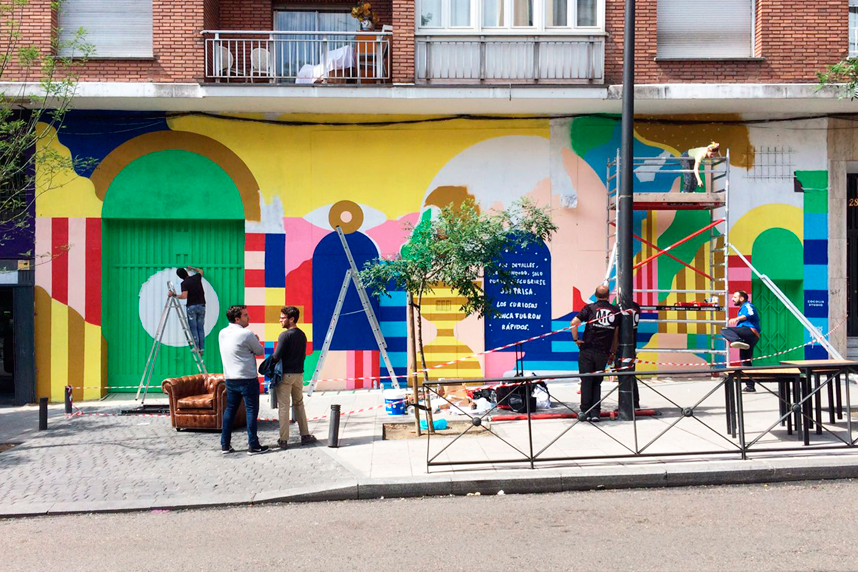 WALL #CALLELAVAPIES
FOR CERVEZAS ALHAMBRA
2017